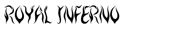 Royal Inferno font preview
